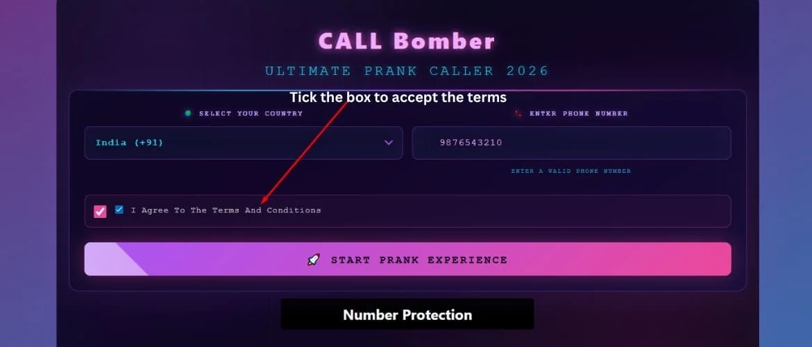 Call Bomber Step 3